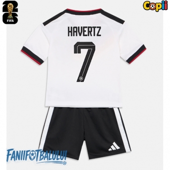 Germania Kai Havertz #7 Echipament de Fotbal Replică Mondial 2026 Copii Acasa (+ Șorturi)